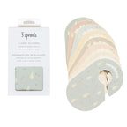3 Sprouts Baby Closet Dividers 8-Piece Set Newborn to 2T - Double-Sided Organizer for Nursery Clothing Storage - Rabbit