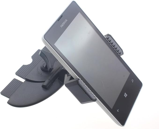 Car Mount CD Slot Holder Compatible with Motorola Moto G Stylus 5G (2025), Cradle Swivel Dock Strong Grip CD Player Slot