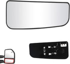 Senzeal Passenger Side Heated Lower Mirror Glass Replacement for Ford F150 Truck 2015-2020 Ford F250 F350 Super Duty F450 F550 Truck 2017-2022 Towing Mirror FL3Z17K707J (Right Side)