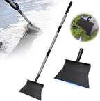 Snow Shovel for Driveway Ice Scraper, Heavy Duty Ice Chopper 53" Multifunctional Cleaning Shovel Ice Removal Tool, Wider Garden Flat Floor Scraper for Sidewalk Lawn Garden Farm Yard (2)