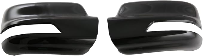 2 PCS Door Rearview Mirror Cover for Dodge RAM 1500 TRX 2021-2024 Exterior Decoration Accessory Kit (Gloss Black)