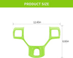 Hoolcar Interior Steering Wheel Cover ABS Trim Compatible with 2010-2017 Dodge RAM Accessories, Light Green