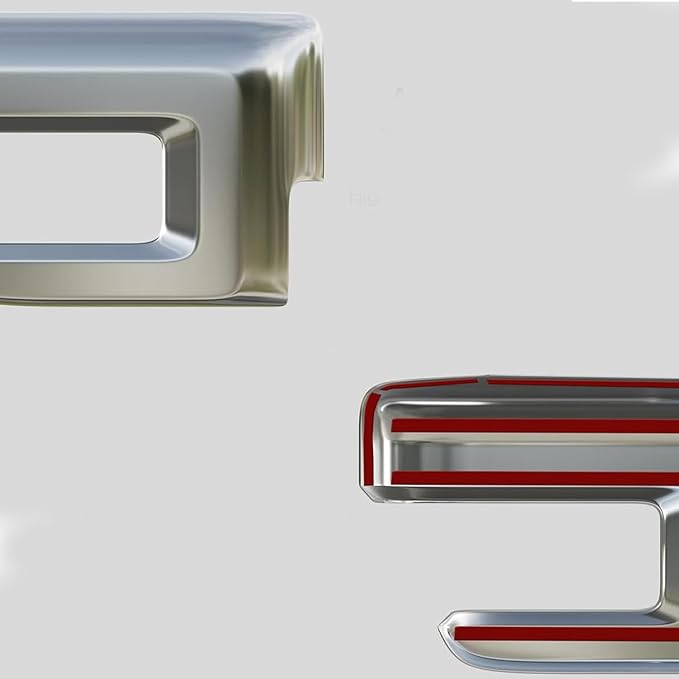 Keptrim for F150 Rearview Side Mirror Cover Trim for Ford F150 2021 2022 2023 2024 2025, ABS Chrome, 2pcs
