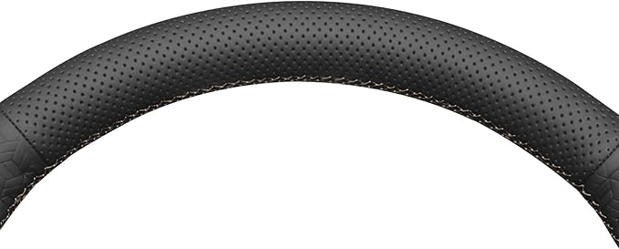 MEWANT Hand Sewn Steering Wheel Cover for Toyota Camry 2018-2019/Toyota Avalon 2019/Toyota Corolla 2019-2020/Toyota RAV4 2019 Steering Wheel Accessories