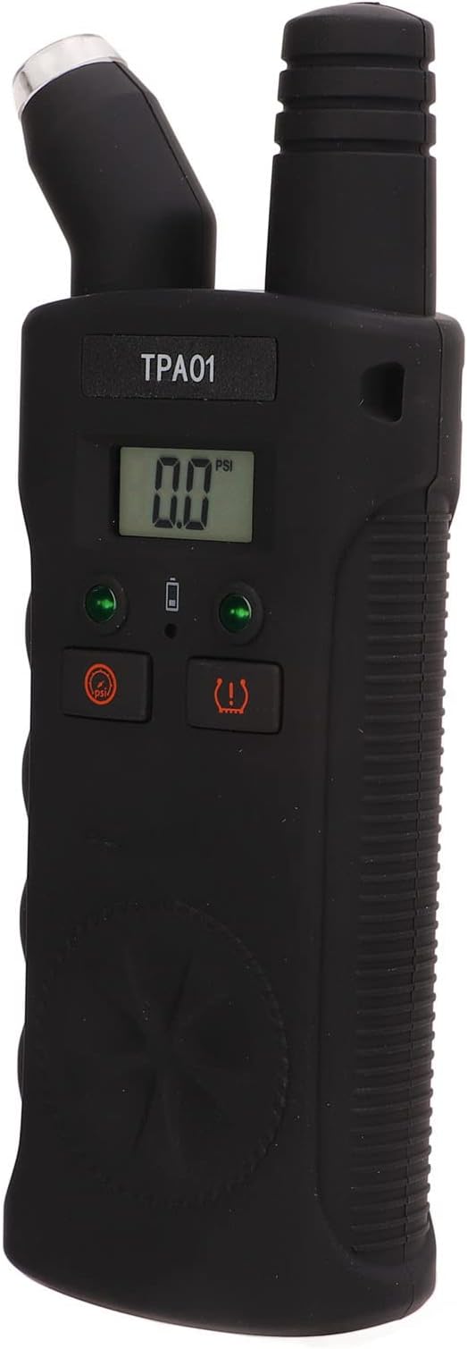 2 in Digital Tyre Pressure Gauge TPMS Relearn Tool with 4 Setting Ranges Auto Off Feature Ideal Replacement for Suitable for Cars Motorcycles Tire Pressure Sensor Activation Tool