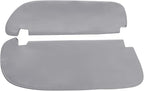 Car Sun Visor Cover Skin Replacement Fits for Dodge Ram 1500 2500 1994-2001 Microfiber Leather, Gray