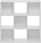 Furinno PELLI Closet Organizers and Storage, 9-Cube Closet Organizer, Open Shelf Closet Storage, for Wardrobe, Bedroom, Livin