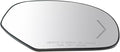 TRQ Passenger Side Mirror Glass Heated Compatible with 2007-2013 Chevrolet Silverado GMC Sierra 1500 Suburban Yukon XL 2500 2