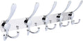 Stainless Steel Wall Hooks for Clothes, Multifunctional Towel Hat Rack Organizer, Wall Mounted Coat Rack Durable Hangers for 