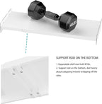 Expandable Closet Organizer Shelves, Adjustable Metal Storage Shelves Divider for Wardrobe Cupboard Kitchen (2 Pack, W:7.87" 