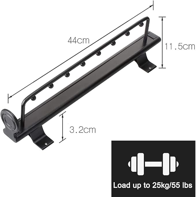 Pull Out Closet Hanger 25-44Cm Metal Sliding Clothes Rail,Extendable Clothing Storage Rack for Wardrobe Space Saving,Black Ma