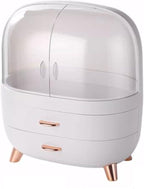 Makeup Organizer Box Cosmetic Display Cases,Makeup Organizer Box for Vanity, Storage Box Cabinet with Drawers and Transparent