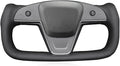 MEWANT Steering Wheel Cover for Yoke Style Steering Wheel for Tesla Model S 2021-2023 / Model X 2021-2023 Hand-Stitched Steering Wrap