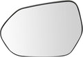 TRQ Driver Side Mirror Glass Heated Without Blind Spot Compatible with 2018-2022 Toyota Camry TO1324140