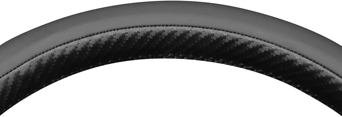 MEWANT Hand Sewn 3D Style Steering Wheel Cover Wrap for Ford Mustang 1994-2004 Steering Wheel Accessories for Ford Mustang 1994-2004
