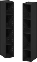 Furinno Fulda Book Shelf, 8-Tier Bookshelf, Bookcase with Space Saving Storage Shelf, 9.2 x 5.9 x 70.9, for Living Room, Bedr