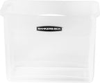 Bankers Box 1 Pack Portable Open Desktop Plastic File Storage Box with Hanging Rails, Side Handle, Organizer Bin, Letter