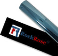 RockRose 50% Nano Ceramic Car Window Tint 40 in x 6.5FT 2PLY Privacy Film Heat Block, 99% UVR, and 85% IRR Block for Auto or Home Strong Adhesive, Easy Shrink, Plotter Friendly - Charcoal