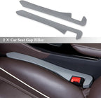 Super Flexible Car Seat Gap Filler,Durable Car Organizer Between Seats for Tightly Filling Seat Gaps,Universal CCar Side Seat Gap Filler CCar Accessories for Women & Men (Gray/2PCS)…