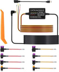 Dash Cam Hardwire Kit, Type-C Acc Hardwire Kit for All Dash Cam converts 12V-24V to 5V, Attached a USB C Conversion Wire(for Other Dash Cam), Enables Parking Mode, Low Voltage Protection