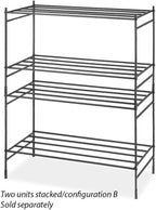 Whitmor Modular 2-Tier Stacker Shelf