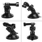 Universal Car Dash Cam Mount - Vacuum Suction Cup Holder with 4 Interchangeable Heads for GPS Navigation and Dashboard Recorder(Triadius Shape Heads)