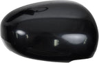 TRQ 2 Piece Driver and Passenger Side Mirror Assembly Set Electric Adjustment Heated No Memory Black Compatible with 2009-201