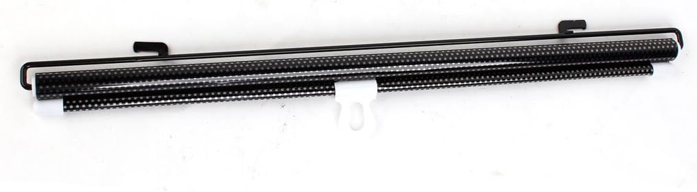 uxcell 50cm x 130cm Black Vinyl Portable Roll Up Retractable Car Front Side Window Sun Shade