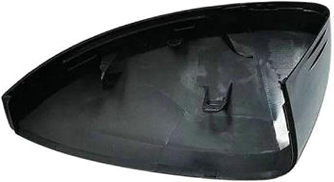 Rearview Side Wing Mirror Caps Cover for VW Tiguan MK2 2017 2018 2019 2020 Gloss Black (Left Driver Side)