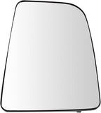 TRQ Passenger Side Mirror Glass Heated Convex Large Compatible with 2010-2022 Mercedes-Benz Sprinter 2500 Sprinter 3500 MB132