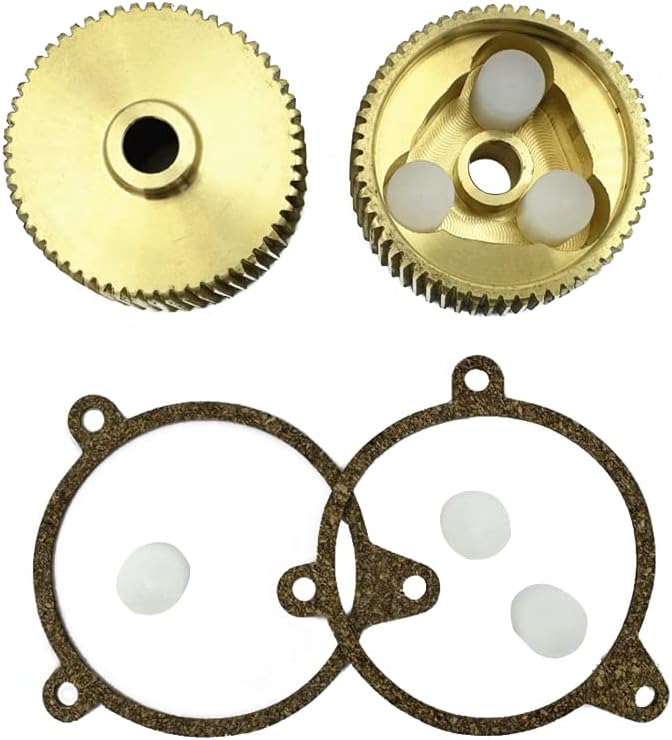 Headlight Motor Repair Kit HD Brass Gear Upgraded Compatible with Chevy Corvette 1988-1996, 16507923 16507924 16507925 165079