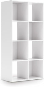 Signature Design by Ashley Onita Contemporary 8 Cube Organizer for Storage, Fits 10.5" by 10.5" by 11" H Storage Bins, Wood, 