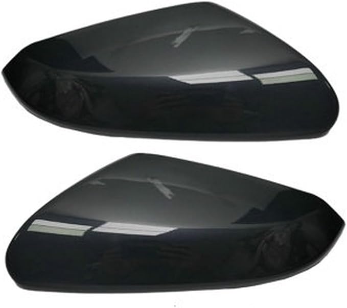 1 Pair Black Mirror Cap Cover For Honda Civic 2016 2017 2018 2019 2020 2021 Rearview Mirror Cap Replacement (Black Pair)