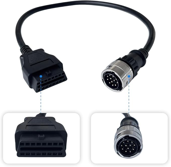 OBD2 Diagnostic Adapter Cable for Deutz Engine Relace for Bosch 3824-25 Work for MAZ Bus Ag: for Gregoire, for Manitou, for