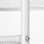 Whitmor 36 Pair Over The Door Shoe Organizer, 12 Tier Hanging Shoe Organizer, Heavy Duty Metal & Mesh Shoe Holder, Hanging Sh
