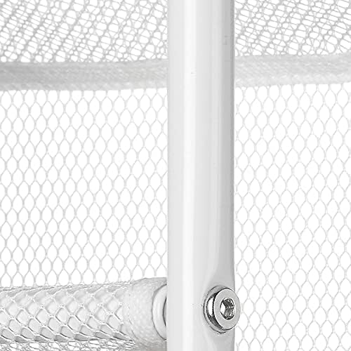 Whitmor 36 Pair Over The Door Shoe Organizer, 12 Tier Hanging Shoe Organizer, Heavy Duty Metal & Mesh Shoe Holder, Hanging Sh