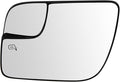 TRQ Driver Side Mirror Glass Heated Snap On Compatible with 2016-2019 Ford Explorer 2013-2019 Ford Police Interceptor Utility
