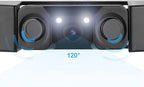 3 in 1 Car License Plate Frame Parking Sensor Rearview Reverse B 120 Degree Wide Angle The Parking Sensor Support Ackup Camer