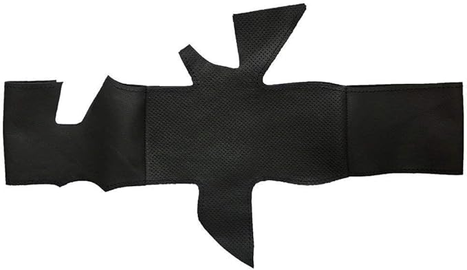 Eiseng DIY Stitch Steering Wheel Cover for Toyota Tacoma 2012-2023 / Tundra Sequoia 2010-2022 / 4Runner 2010-2024 Sew Microfiber Leather Interior Accessories (Black Thread)