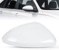 DERI Passenger Side Mirror Cap Compatible with Volkswagen Jetta 2019 2020 2021 2022 2023 2024 2025, Right Side Mirror Cover fit for VW Jetta US Version Without Turn Signals, Super white