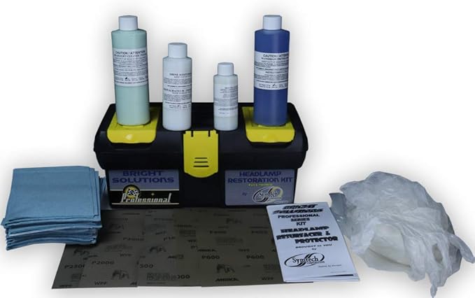 Detail King Professional Series Headlight Restoration Kit - Seals Headlamps to Restore & Preserve The Look for Years