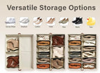 Under Bed Shoe Storage Organizer with Wire Hangers
