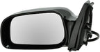 TRQ 2 Piece Driver and Passenger Side Mirror Assembly Set Electric Adjustment Non-Heated No Memory Black Compatible with 2003