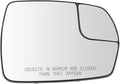 TRQ Passenger Side Mirror Glass with Backing Plate Spotter Convex Compatible with 2015-2018 Ford Edge FO1325223 FT4Z17K707A
