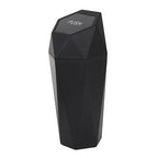 Car Trash Can Bin,Small Garbage Can with Lid,Automotive Cup Holder Mini Cars Trashcan,Portable Cars Door Trash Cans,Car Must Have Accessories Interior Essentials Gadgets Dustbin (1Pcs, Black)