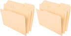 Pendaflex File Folders,Letter Size,8-1/2" x 11",Classic Manila,1/3-Cut Tabs in Left,Right,Center Positions,100 Per Box (65213