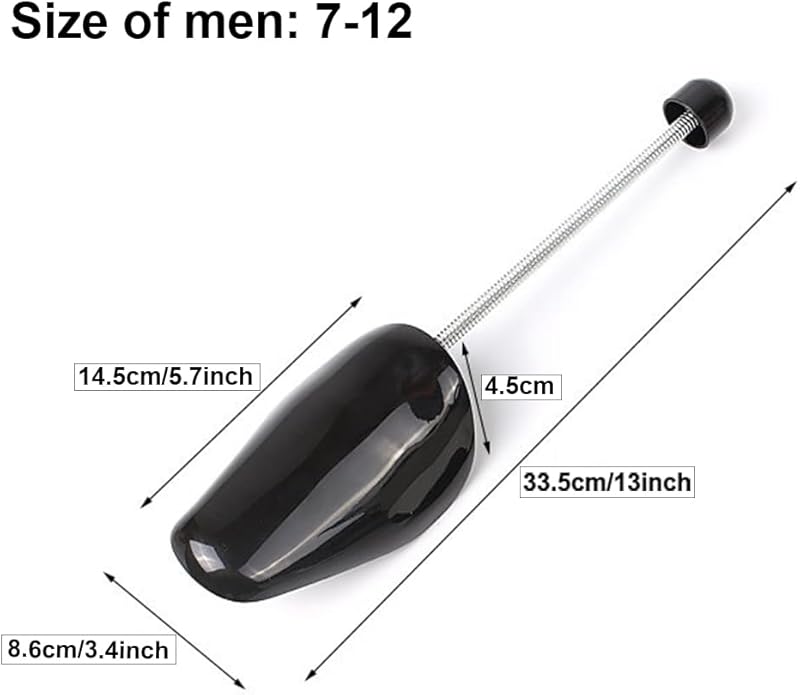 EchoDone 10 Pairs Plastic Shoe Tree Stretcher Shaper for Men
