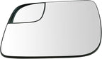 TRQ Driver Side Mirror Glass Heated Compatible with 2011-2012 Ford Explorer 2013-2017 Police Interceptor Utility FO1324221
