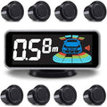 Backup Parktronic System Car Auto Vehicle Reverse with 8 Parking Sensors kit Distance Detection LCD Distance Display Sound Wa