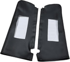 Car Sun Visor Cover Pair Fit for Chevy Tahoe Suburban Yukon 1995-1999, Microfiber Leather, Black